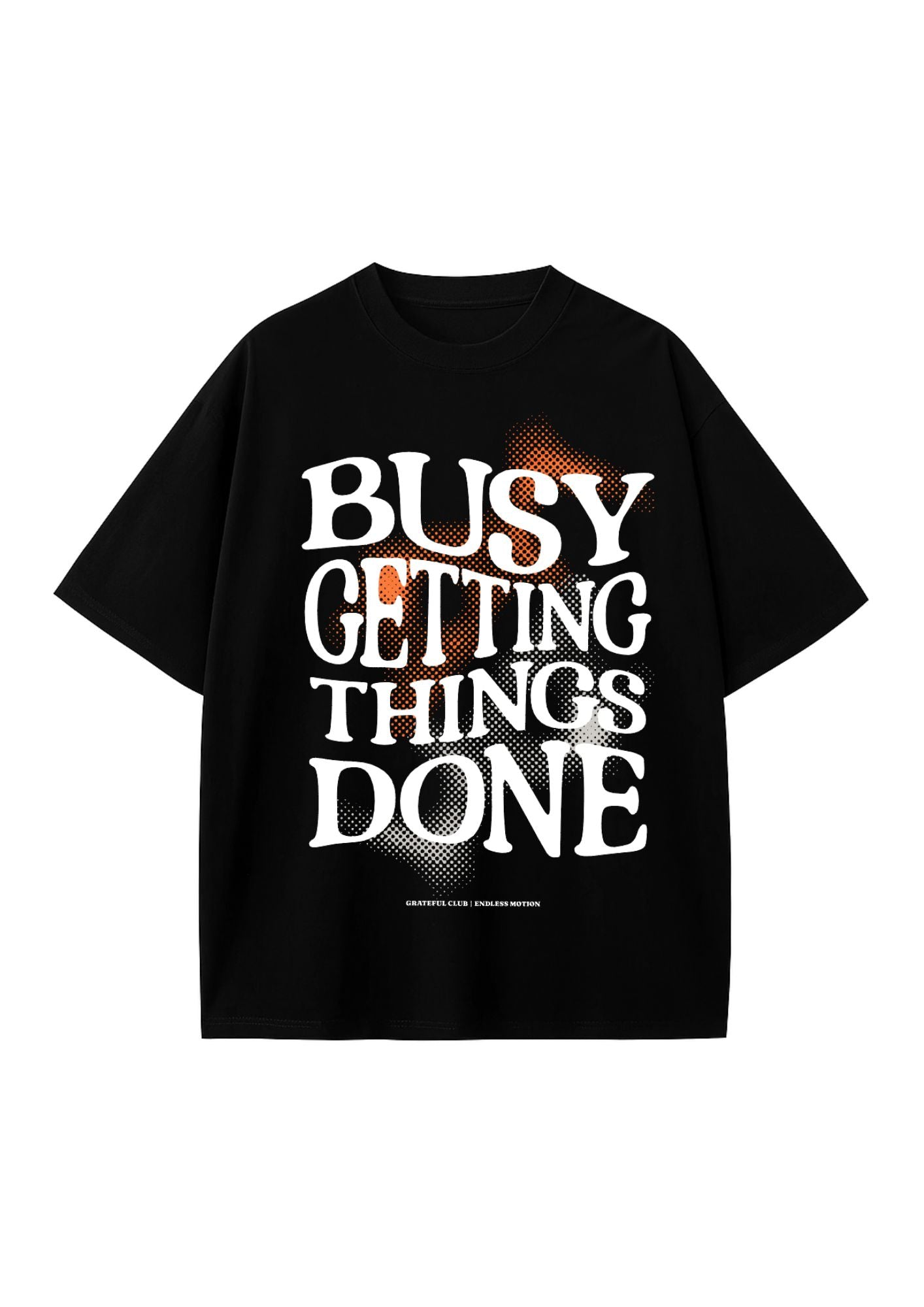 Grateful Club endless motion T-shirt blk