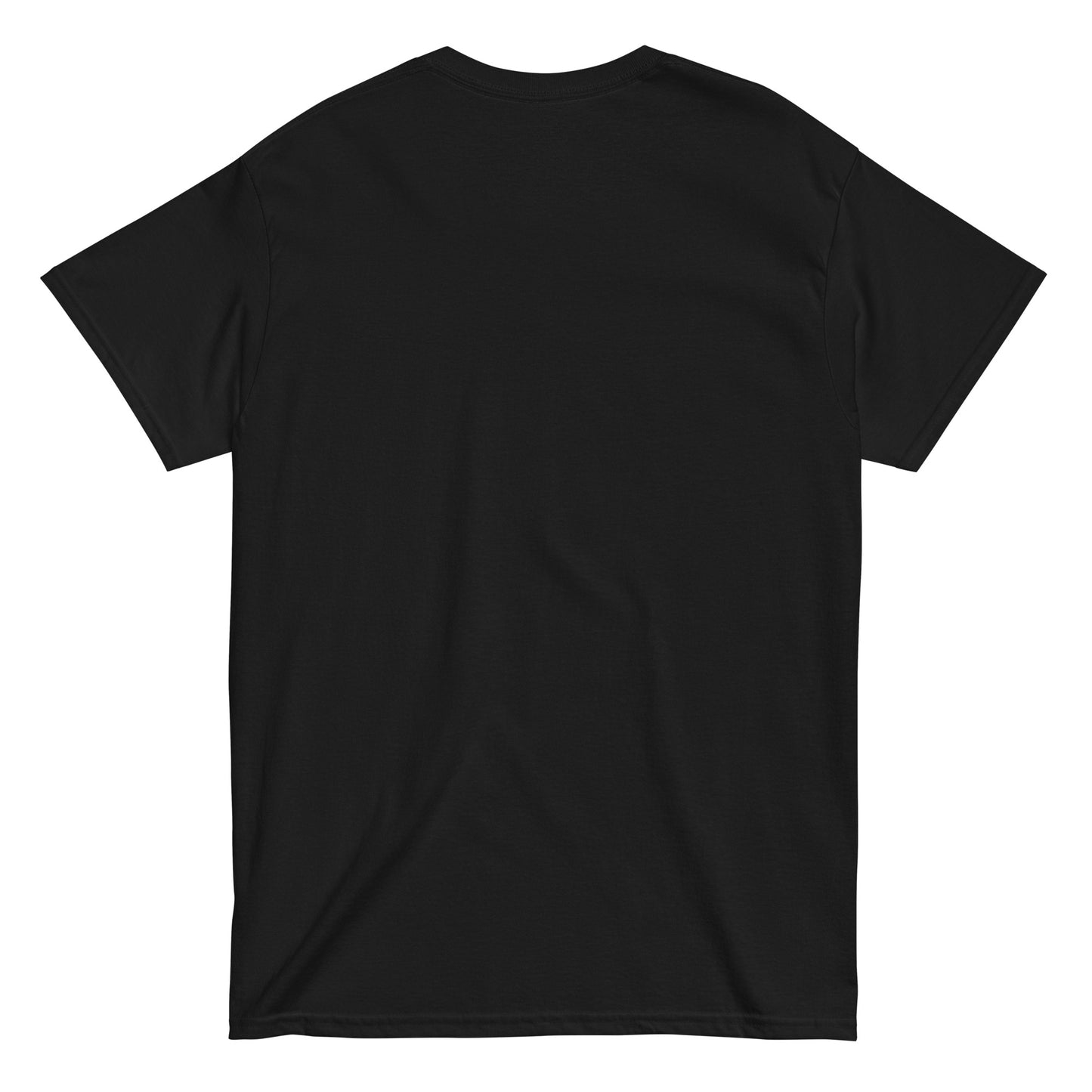 Black luxury t-shirt on a white background